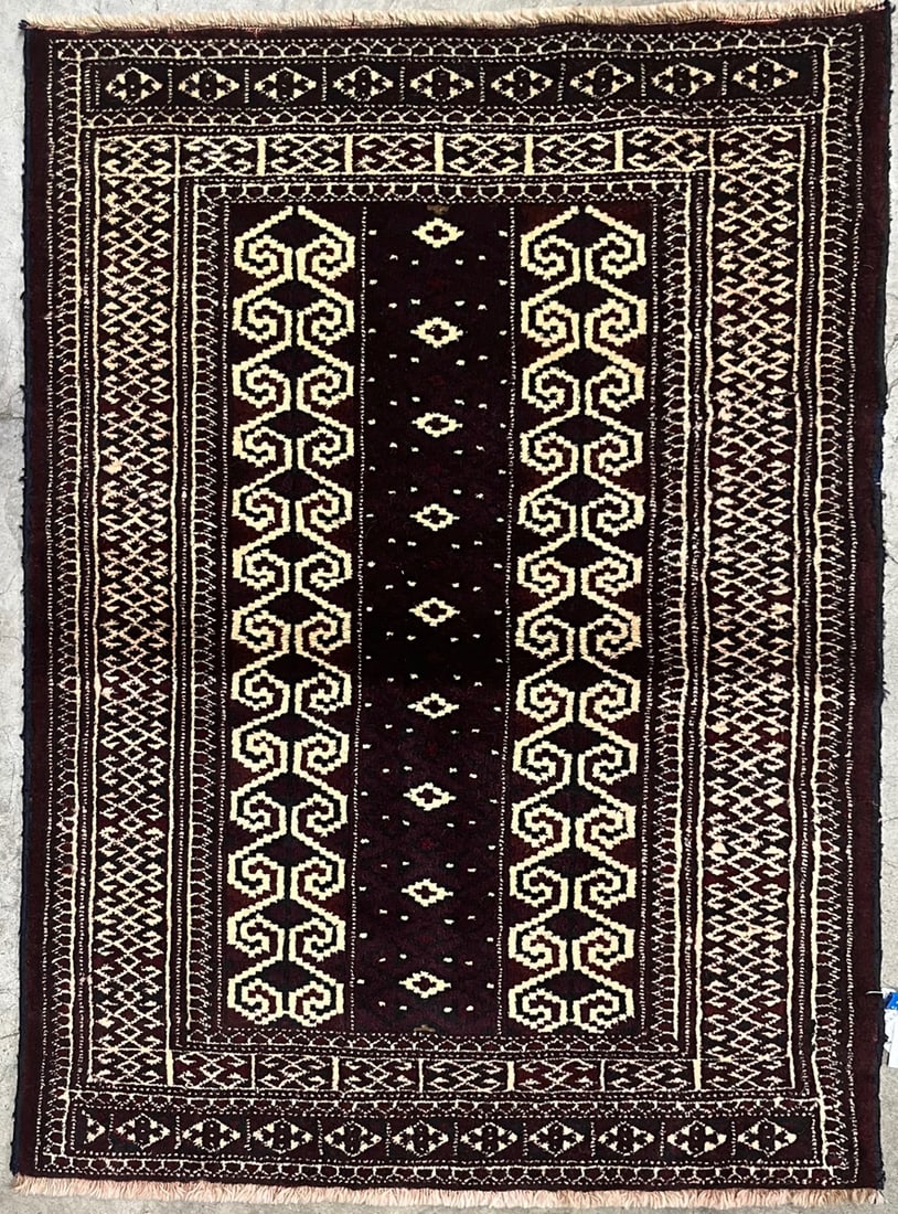 Baluch - Geometric Accent Rug, 3'-0" X 4'-2" (1 of 4)