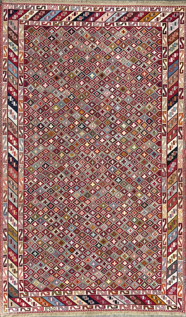 Shahsavan-So Area Rug, 4'-1" X 6'-8" (1 of 4)