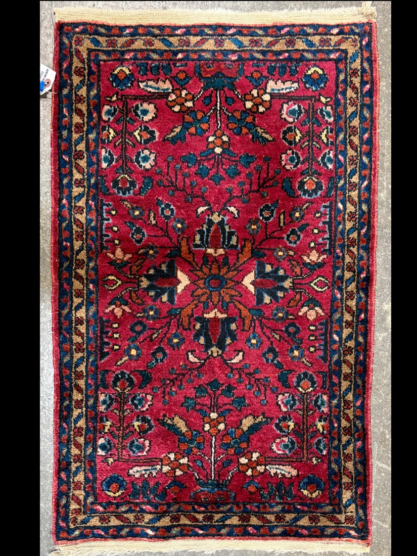 Sarough- Accent Rug, 1'-11" X 3'-1" (1 of 4)