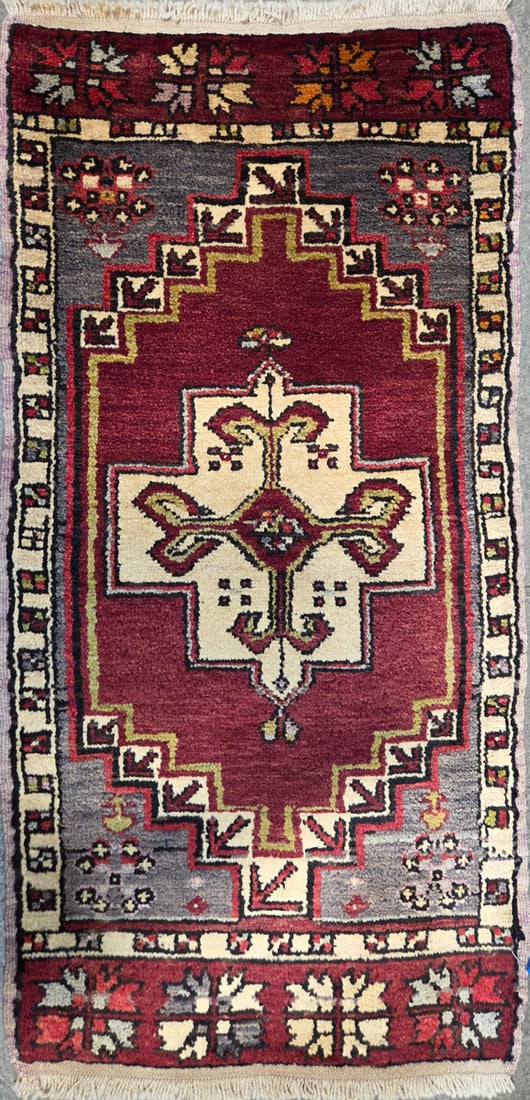 Konya-Yastik Accent Rug, 1'-9" X 3'-5" (1 of 4)