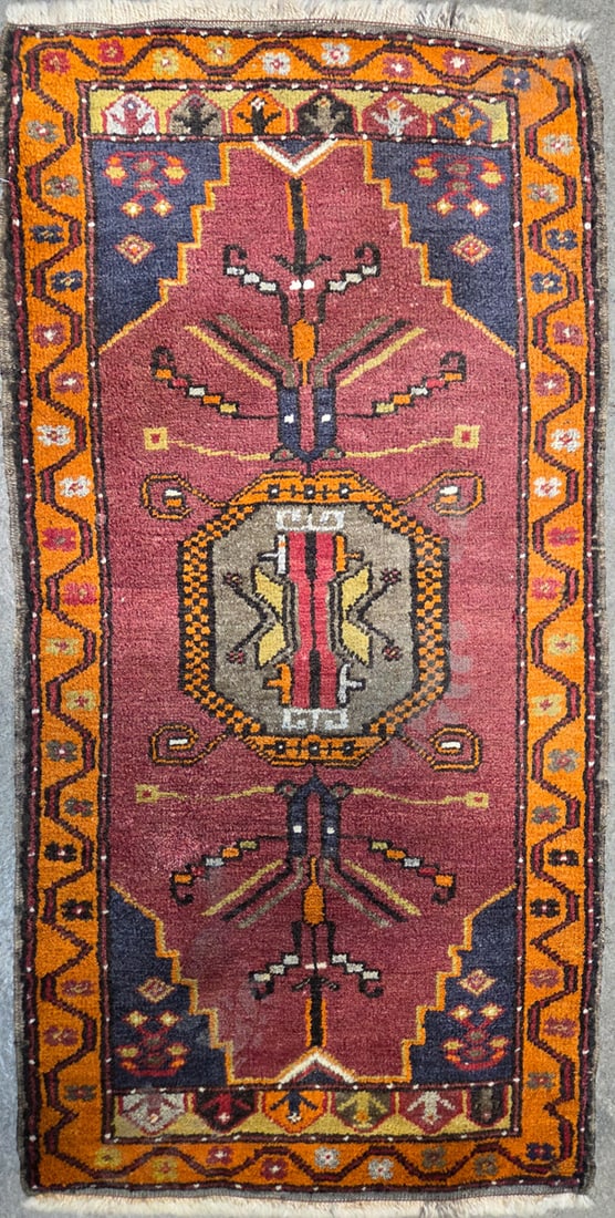 Konya-Yastik Accent Rug, 1'-8" X 3'-4" (1 of 4)