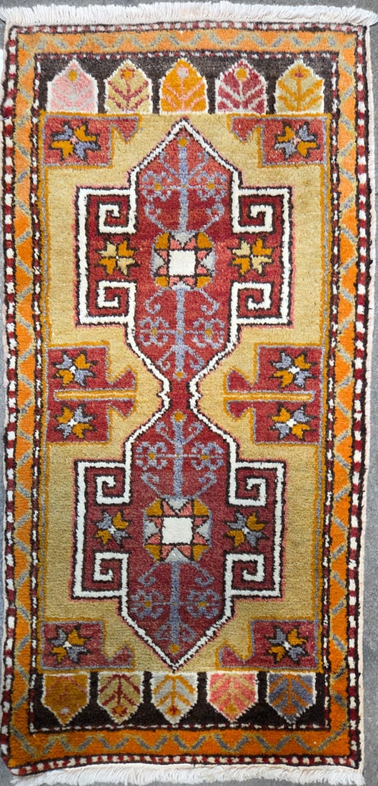 Konya-Yastik Accent Rug, 1'-7" X 3'-4" (1 of 4)