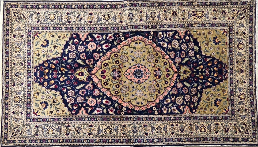 Cappadocia- Runner, 3'-11" X 6'-1": Size: 3'-11" X 6'-1" Country of Origin: TUR Advertised Retail Price: $ 2200 Tag No. 16547 Shipping available. 