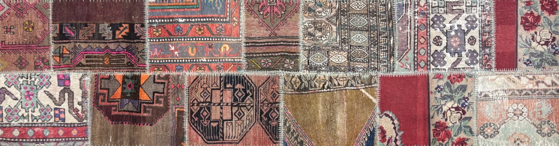 Patchwork-Ru Narrow Runner, 2'-7" X 9'-8" (1 of 4)