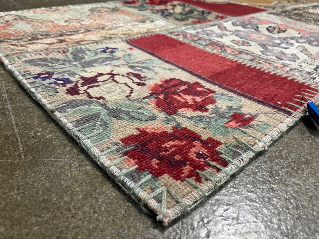 Patchwork-Ru Narrow Runner, 2'-7" X 9'-8" - 2