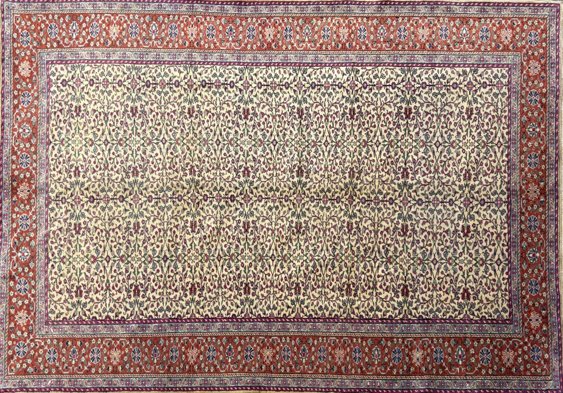 Cappadocia-F Area Rug, 6'-9" X 9'-5": Size: 6'-9" X 9'-5" Country of Origin: TUR Color: IVR Border: RUS Advertised Retail Price: $ 5500 Tag No. 10192 Shipping available. 