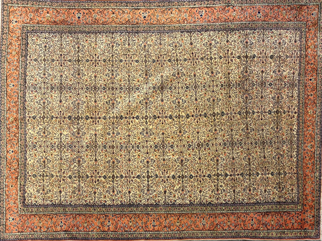 Cappadocia-A Area Rug, 6'-9" X 9'-3": Size: 6'-9" X 9'-3" Country of Origin: TUR Color: BGE Border: BRW Advertised Retail Price: $ 5500 Tag No. 10005 Shipping available. 