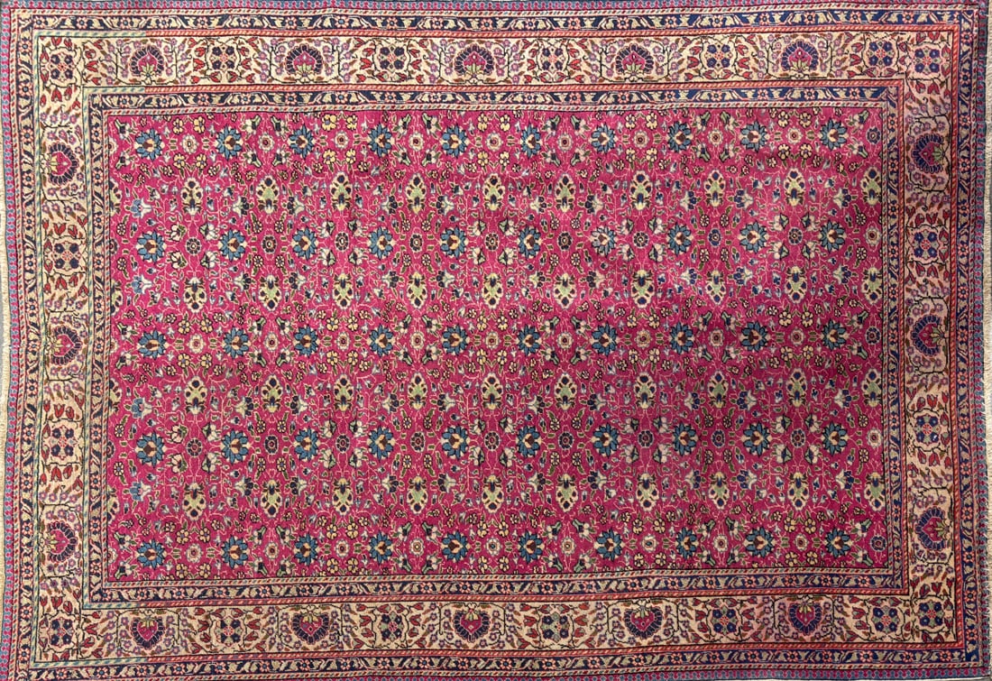 Cappadocia-M Area Rug, 6'-7" X 9'-10": Size: 6'-7" X 9'-10" Country of Origin: TUR Color: RAS Border: IVR Advertised Retail Price: $ 5500 Tag No. 10155 Shipping available. 