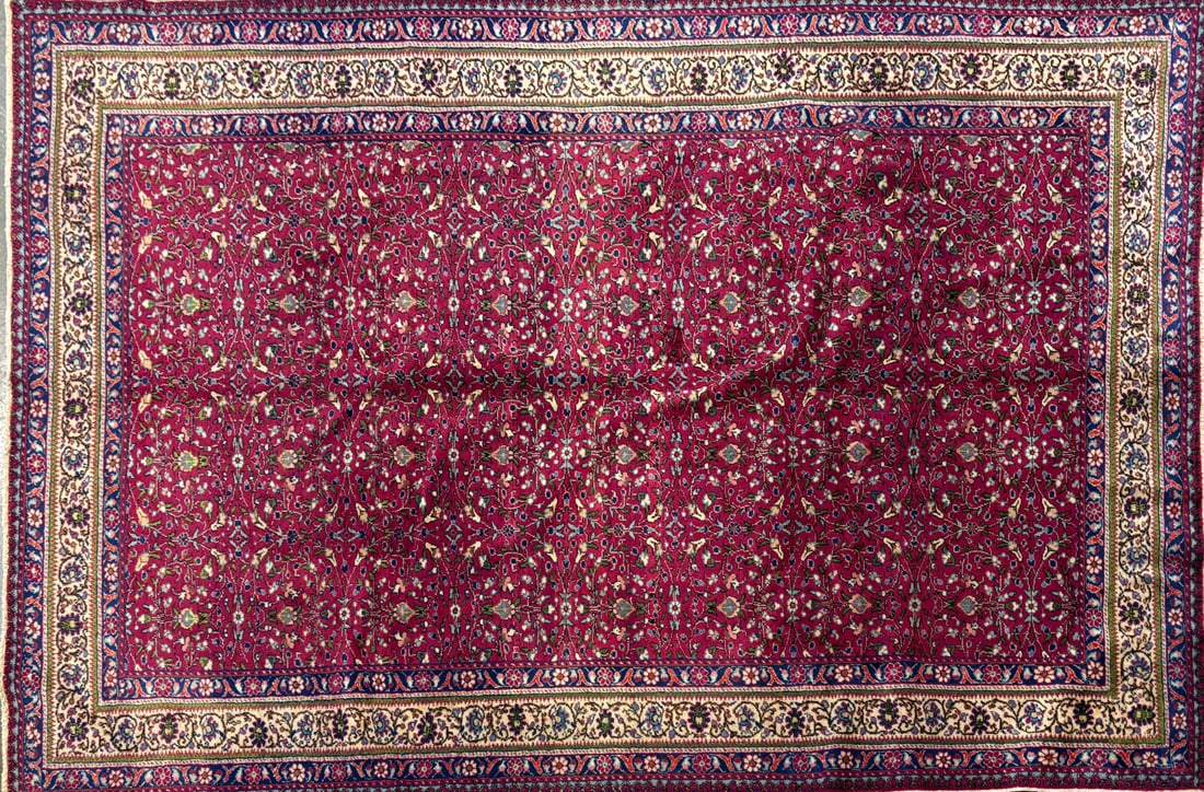 Cappadocia-F Area Rug, 6'-6" X 9'-9": Size: 6'-6" X 9'-9" Country of Origin: TUR Color: RED Border: CRE Advertised Retail Price: $ 5500 Tag No. 10112 Shipping available. 