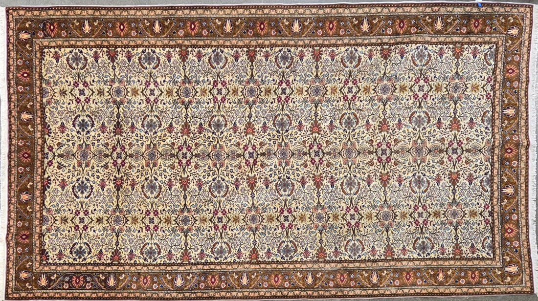 Cappadocia-F Area Rug, 6'-10" X 9'-6": Size: 6'-10" X 9'-6" Country of Origin: TUR Color: CRE Border: RUS Advertised Retail Price: $ 5500 Tag No. 10118 Shipping available. 