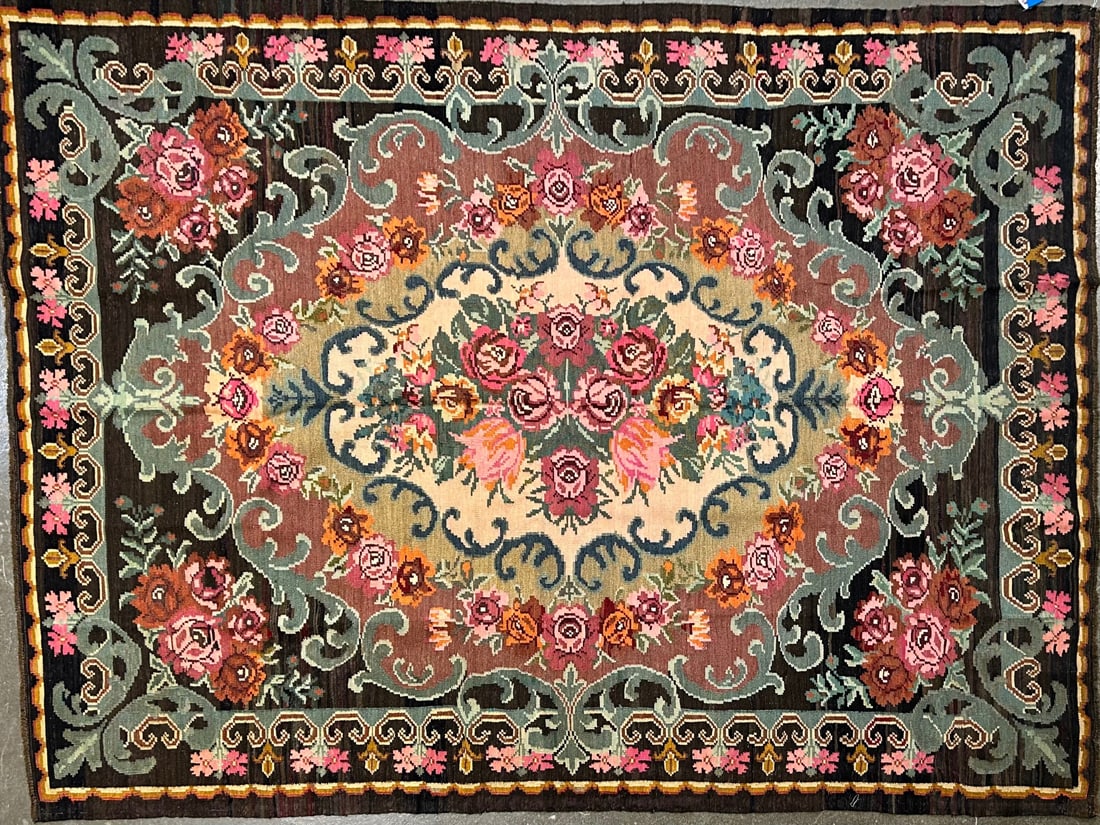 Karabag - Kilim Area Rug, 6'-10" X 9'-5" (1 of 4)