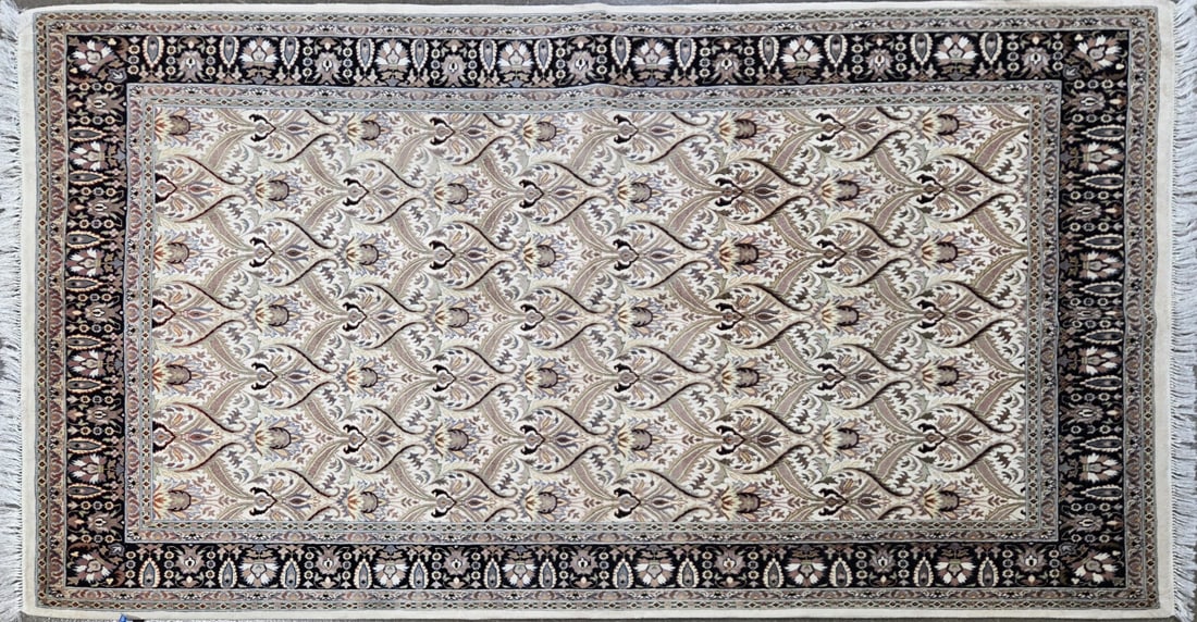 Royal-Floral Area Rug, 5'-8" X 8'-2": Size: 5'-8" X 8'-2" Country of Origin: PAK Color: IVR Border: BLC Advertised Retail Price: $ 3935 Tag No. 12689 Shipping available. 