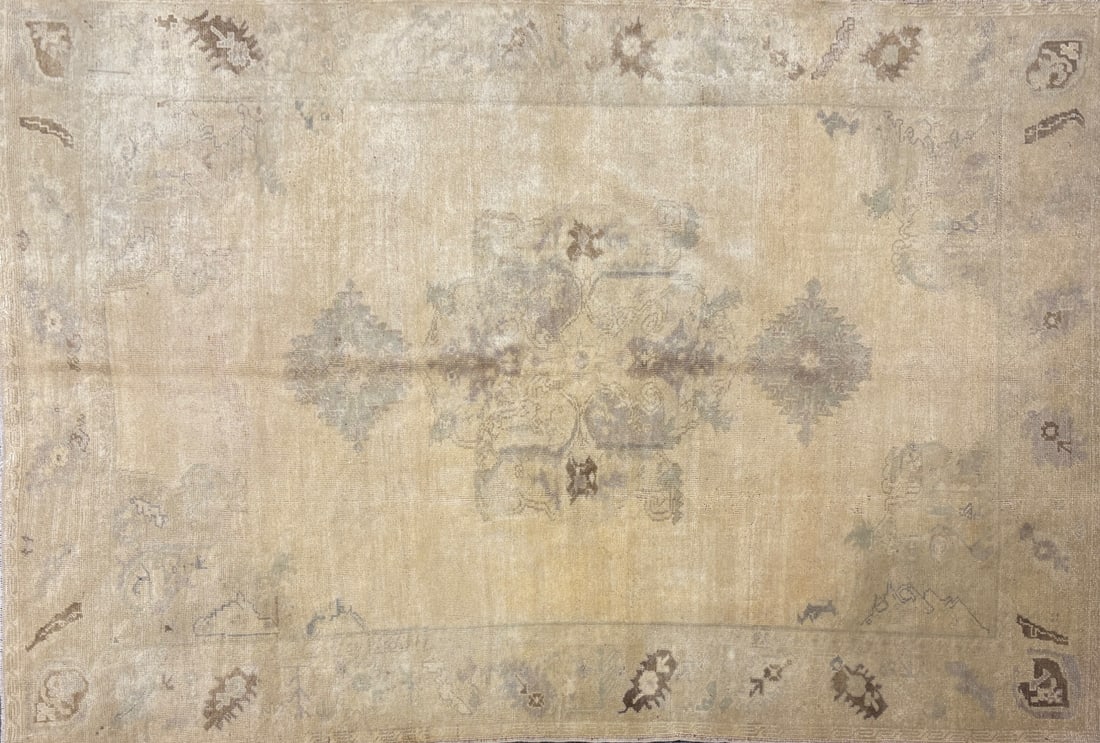 Konya - Medallion Area Rug, 5'-7" X 8'-4": Size: 5'-7" X 8'-4" Country of Origin: TUR Color: GLD Border: TAP Advertised Retail Price: $ 3250 Tag No. 11925 Shipping available. 