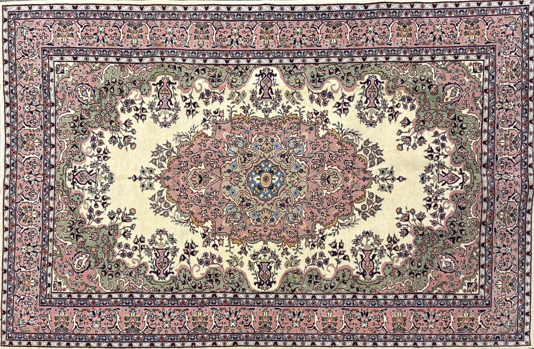 Ladik- Area Rug, 5'-4" X 8'-4": Size: 5'-4" X 8'-4" Country of Origin: TUR Advertised Retail Price: $ 2200 Tag No. 14252 Shipping available.