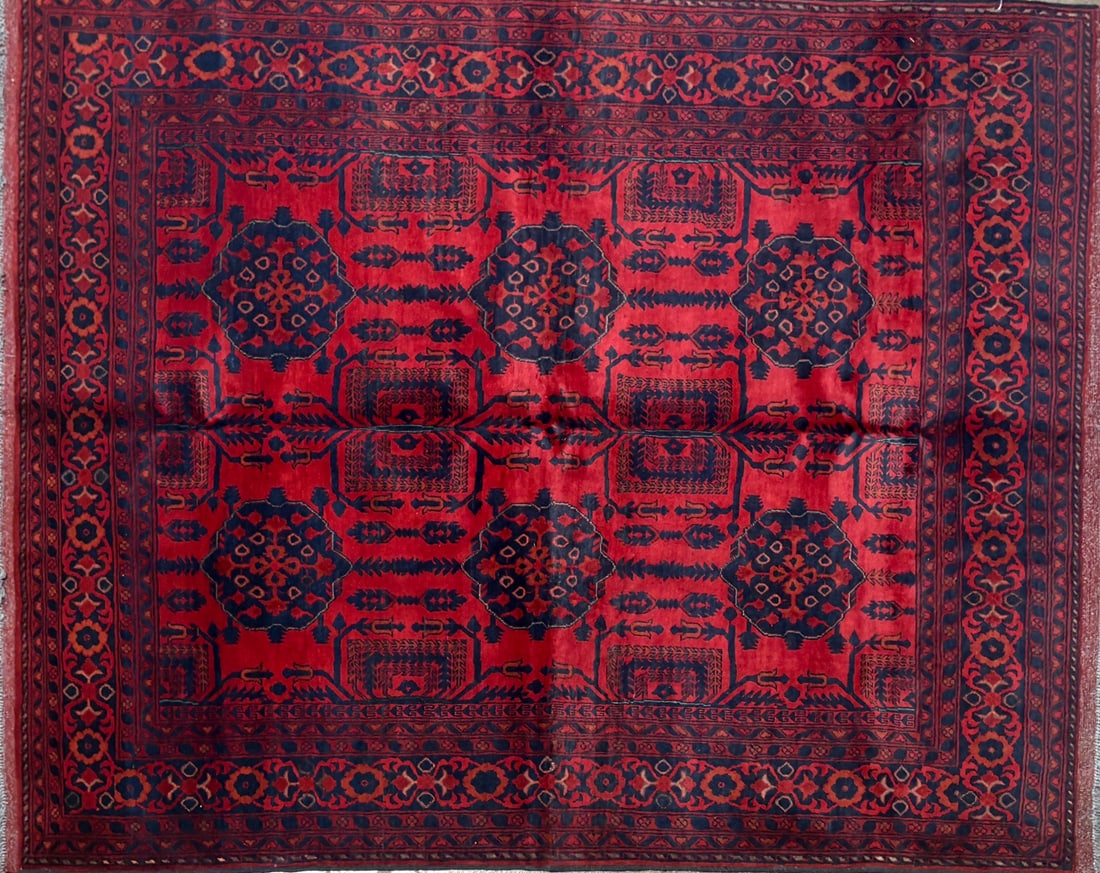 B.tekke - Geometric Area Rug, 5'-1" X 6'-3" (1 of 4)
