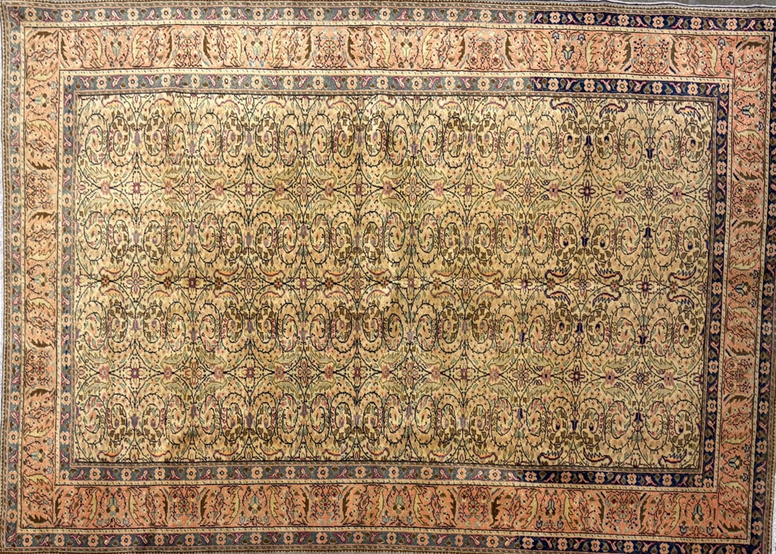 Cappadocia-F Area Rug, 5'-0" X 7'-1": Size: 5'-0" X 7'-1" Country of Origin: TUR Color: CRE Border: SKM Advertised Retail Price: $ 4500 Tag No. 10232 Shipping available.