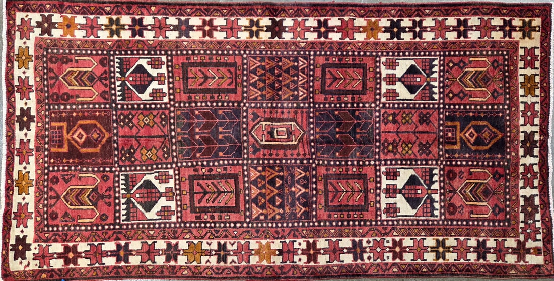 Bakhtiari - Geometric Area Rug, 5'-0" X 8'-0" (1 of 4)