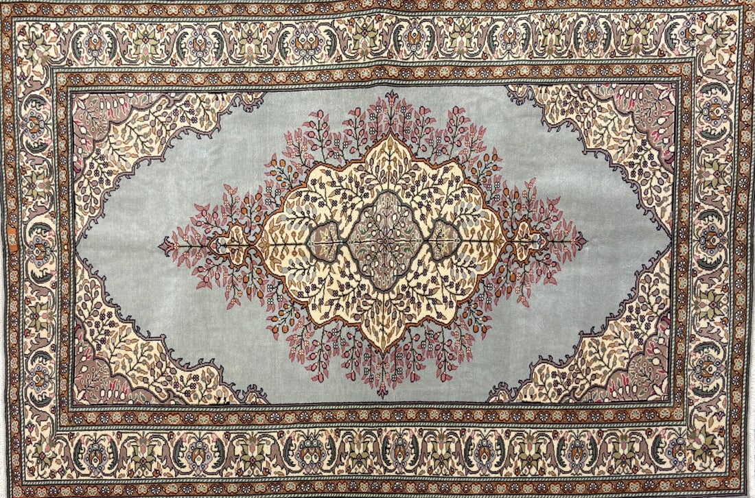 Cappadocia-M Area Rug, 4'-9" X 7'-3": Size: 4'-9" X 7'-3" Country of Origin: TUR Color: RAS Border: CRE Advertised Retail Price: $ 4500 Tag No. 10280 Shipping available.
