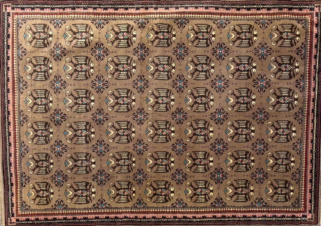 Cappadocia-A Area Rug, 4'-7" X 6'-10": Size: 4'-7" X 6'-10" Country of Origin: TUR Color: SIE Border: MLT Advertised Retail Price: $ 4500 Tag No. 10225 Shipping available.