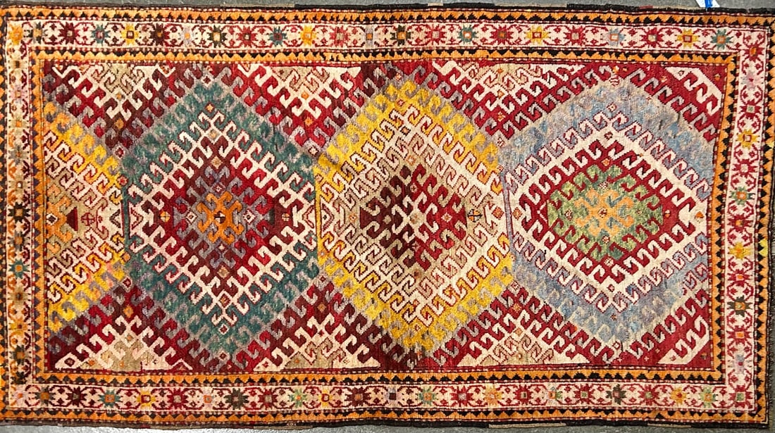 Kars- Area Rug, 4'-2" X 7'-7": Size: 4'-2" X 7'-7" Country of Origin: TUR Advertised Retail Price: $ 2380 Tag No. 13994 Shipping available.