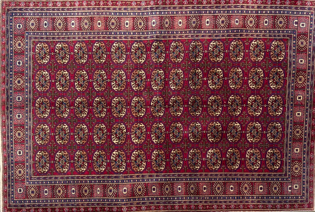 Cappadocia-G Area Rug, 4'-10" X 7'-3": Size: 4'-10" X 7'-3" Country of Origin: TUR Color: RED Border: MLT Advertised Retail Price: $ 4500 Tag No. 10270 Shipping available. 