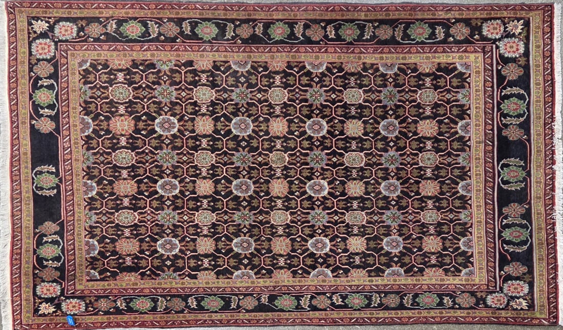 Baluch- Area Rug, 4'-1" X 6'-0": Size: 4'-1" X 6'-0" Country of Origin: TRK Advertised Retail Price: $ 1835 Tag No. 14375 Shipping available.