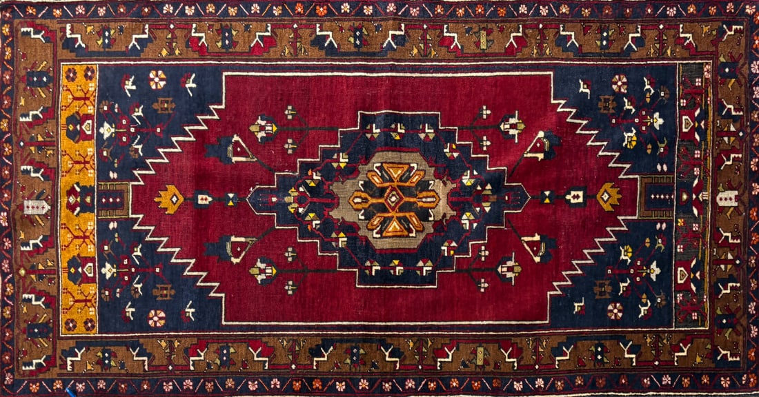 Yahyali - Geometric Area Rug, 4'-0" X 7'-8" (1 of 4)
