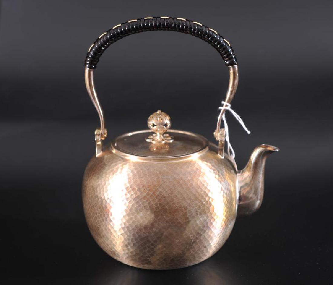 Japanese silver teapot