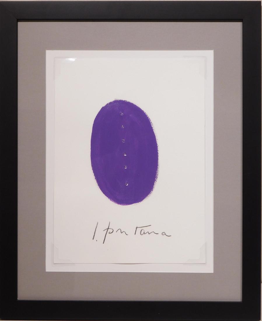 Manner of Lucio Fontana: Concetto Spaziale Buchi (1 of 9)