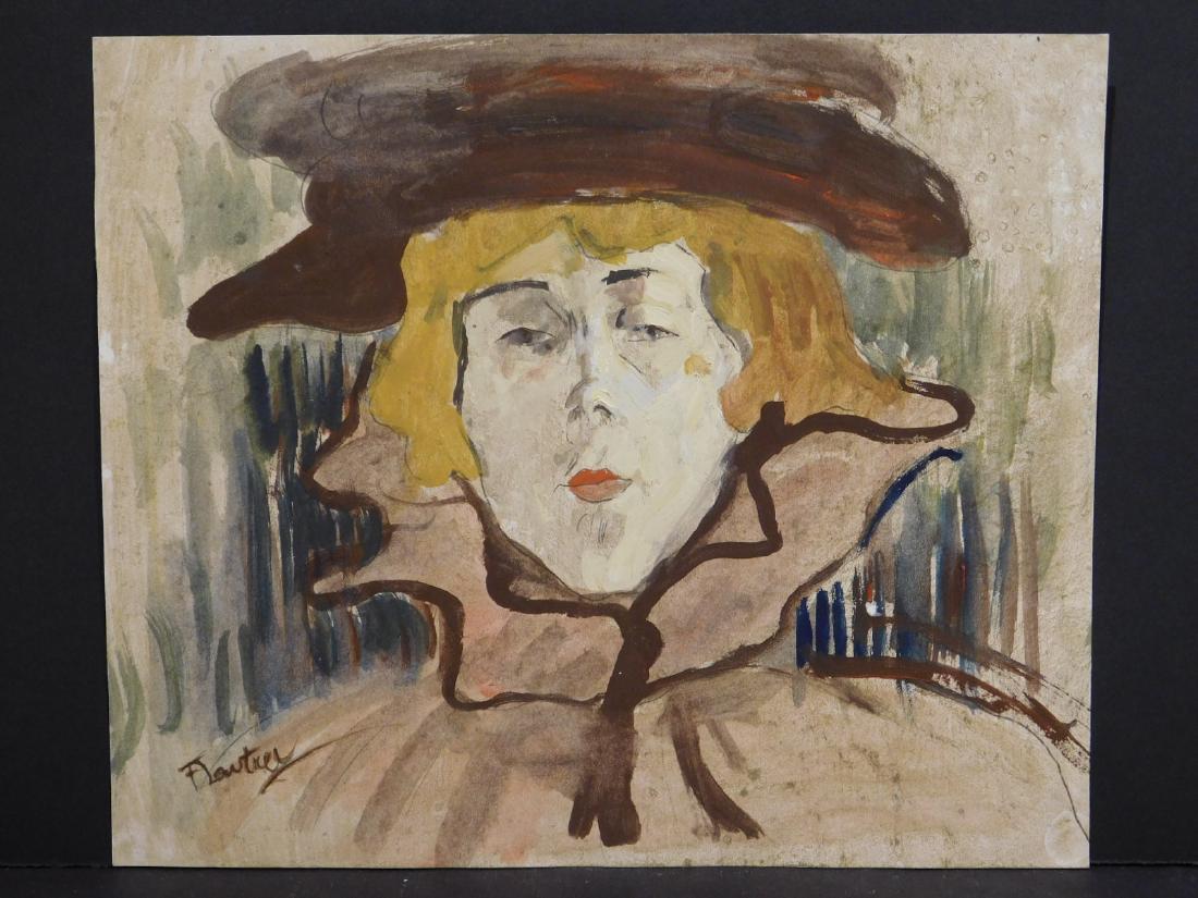 Toulouse Lautrec: Study of Female Portrait (1 of 11)