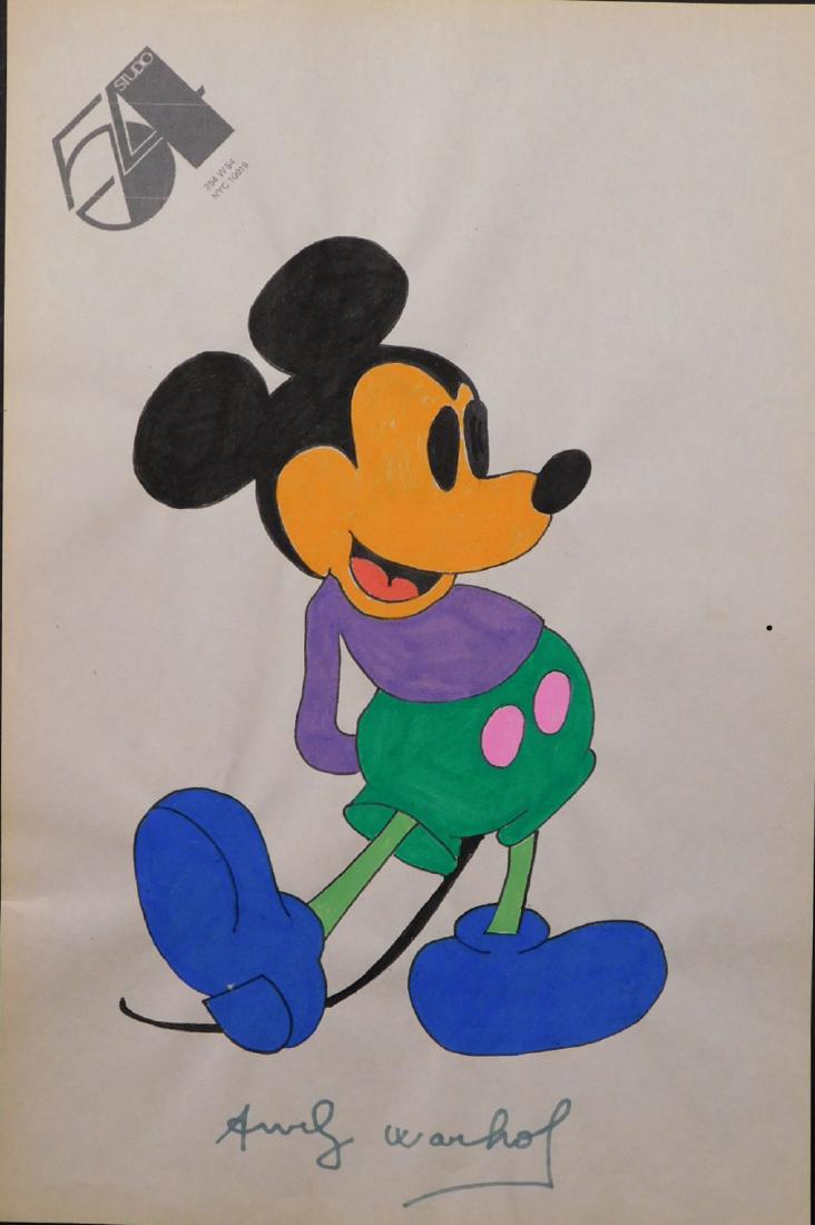 Andy Warhol: Mickey Mouse (1 of 4)