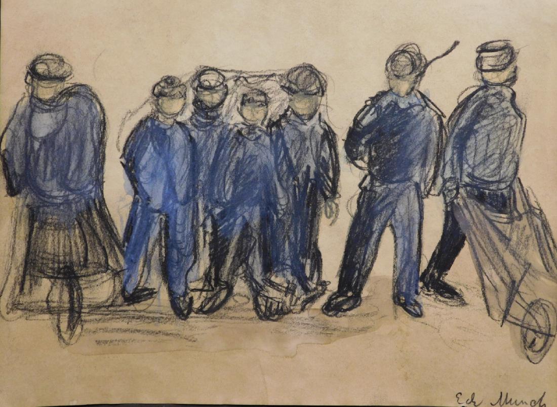 Edvard Munch (1863-1944): Group Figure Study (1 of 10)