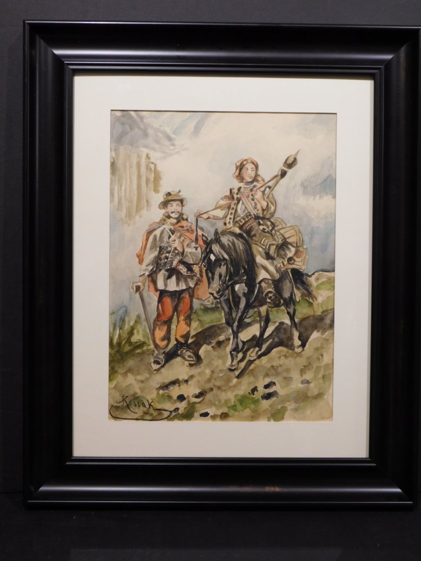 Juliusz Fortunat Kossak: Hutsul Traveling (1 of 6)