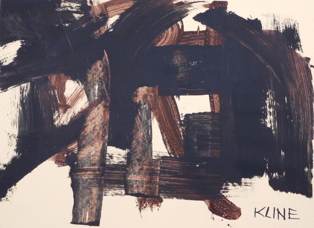 Franz Kline: Abstract Composition (1 of 10)