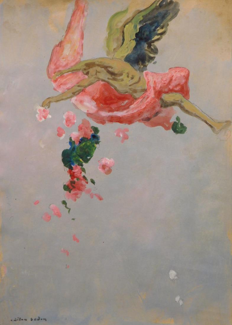 Odlilon Redon: Study for The Fall of Icarus (1 of 10)