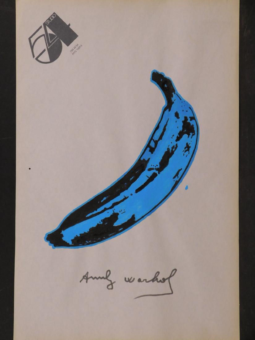 Andy Warhol: Blue Banana (1 of 5)