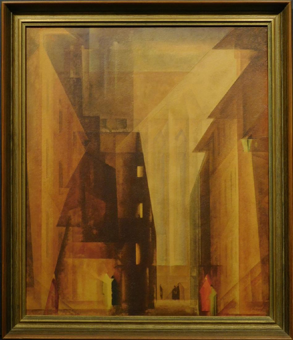 Lyonel Feininger: Cubist Street Scene (1 of 5)
