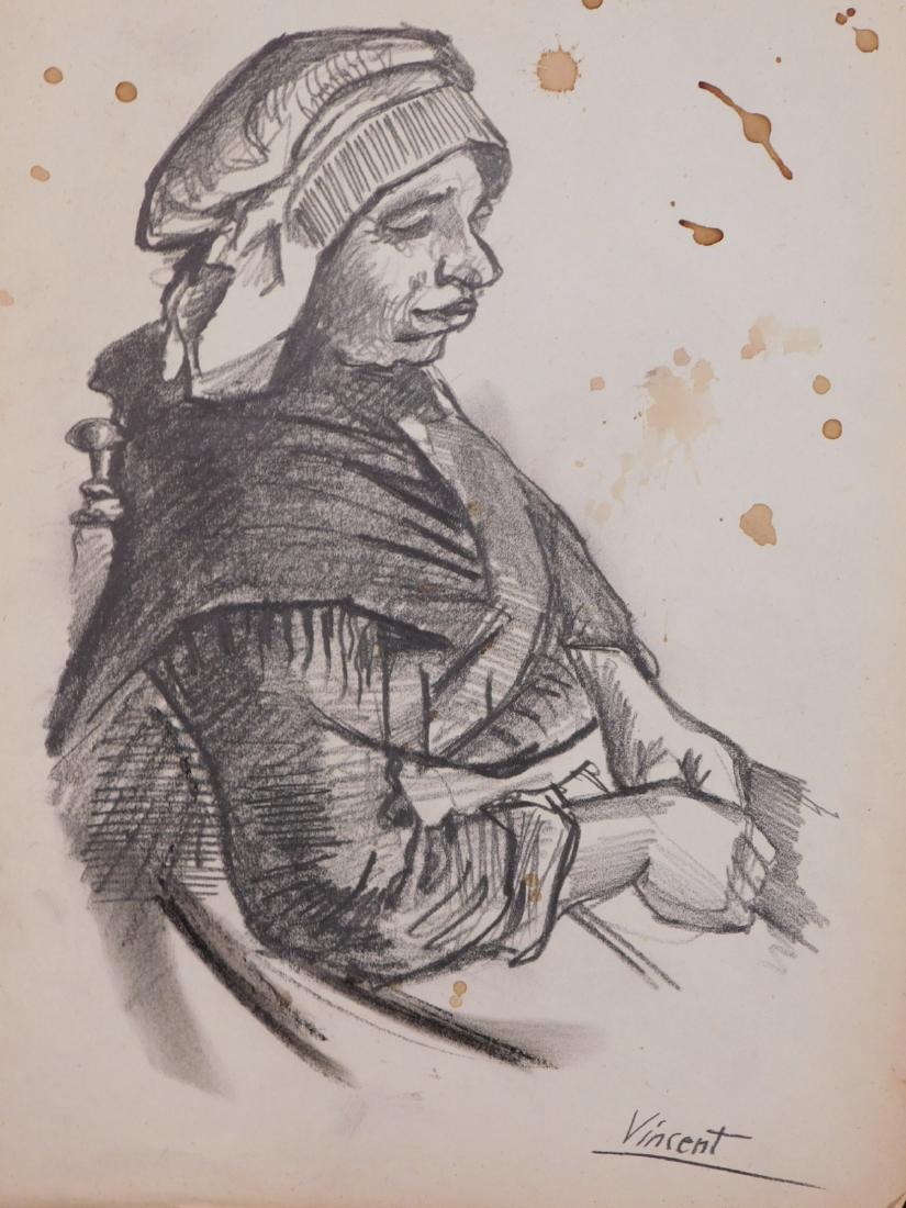 Vincent Van Gogh: Portrait of a Peasant Woman (1 of 7)