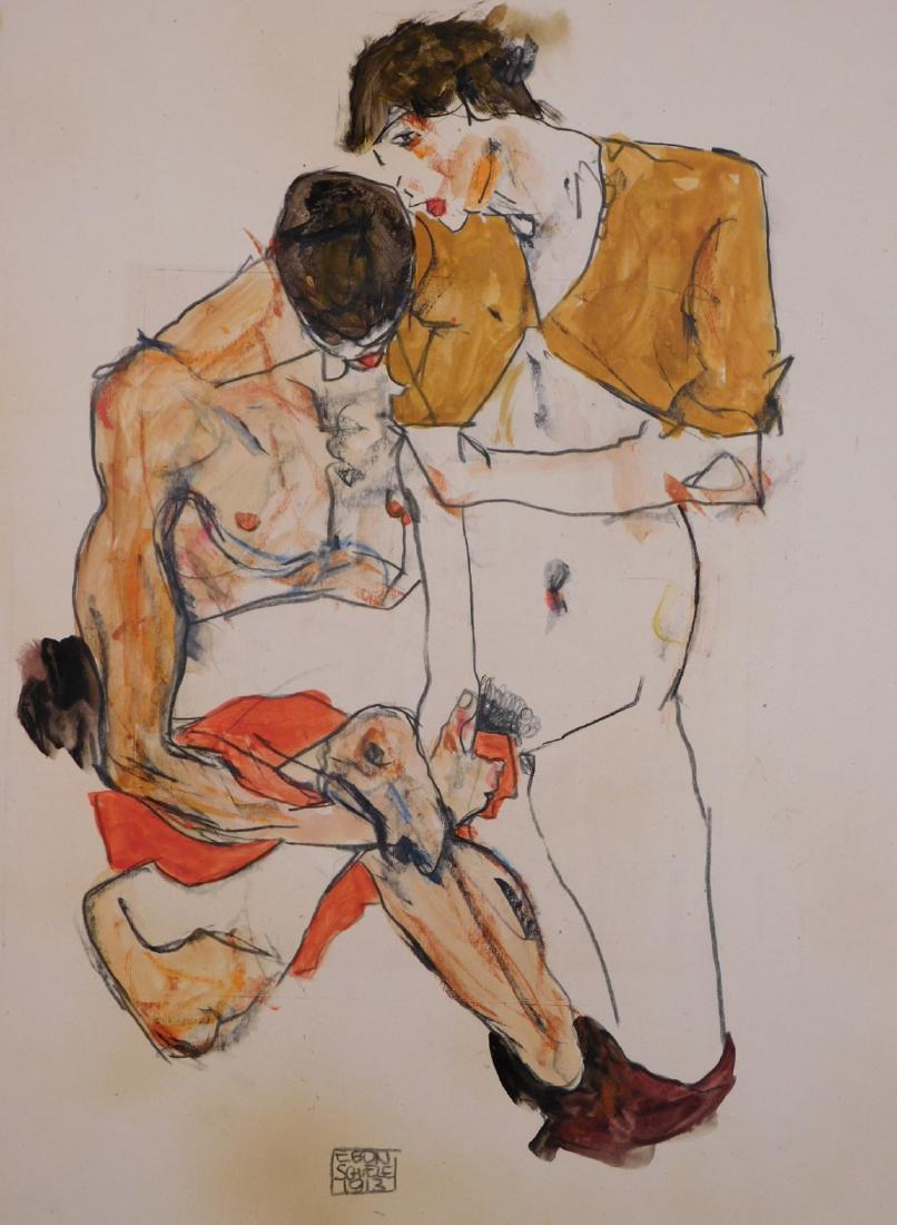 Egon Schiele: Two Figures (1 of 10)