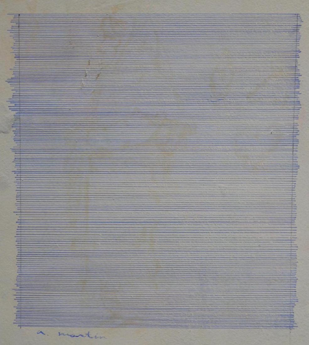 Agnes Martin (1912-2004): Abstract Composition (1 of 6)