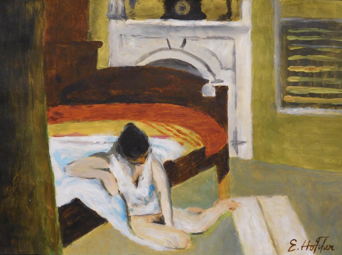Edward Hopper: Woman in Bedroom Interior (1 of 3)