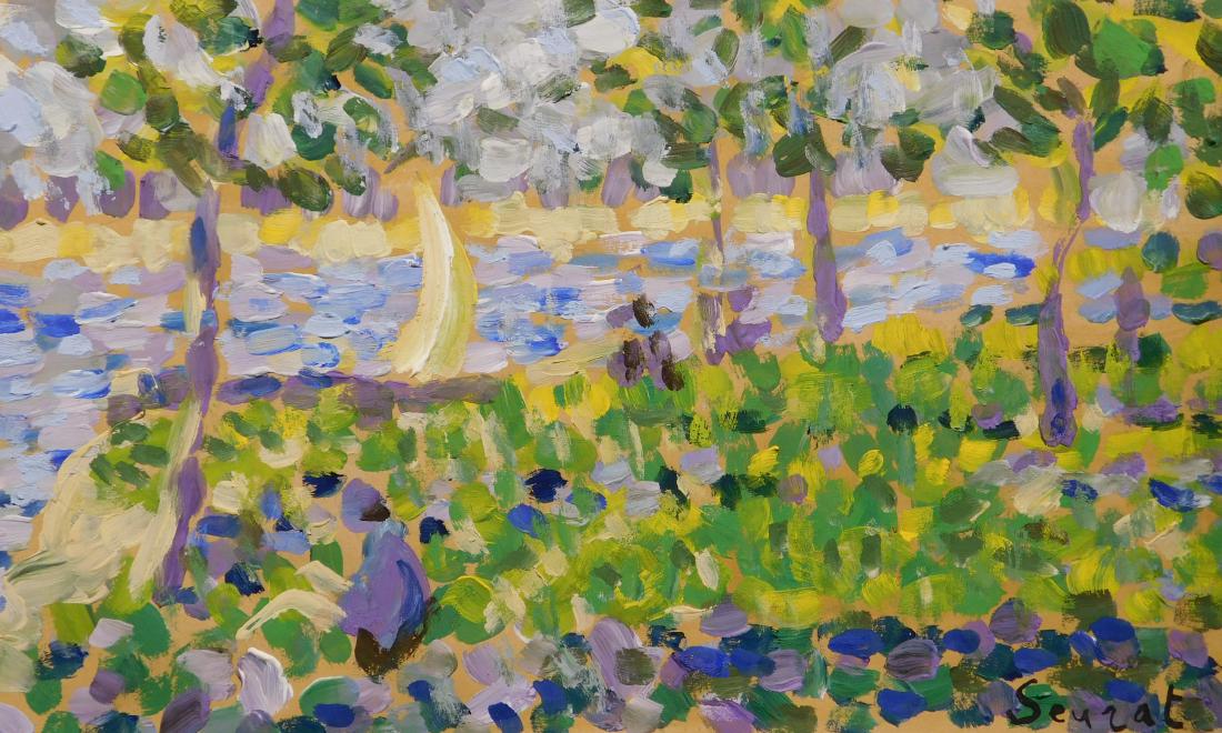 Georges Seurat: Pointillist Landscape (1 of 4)