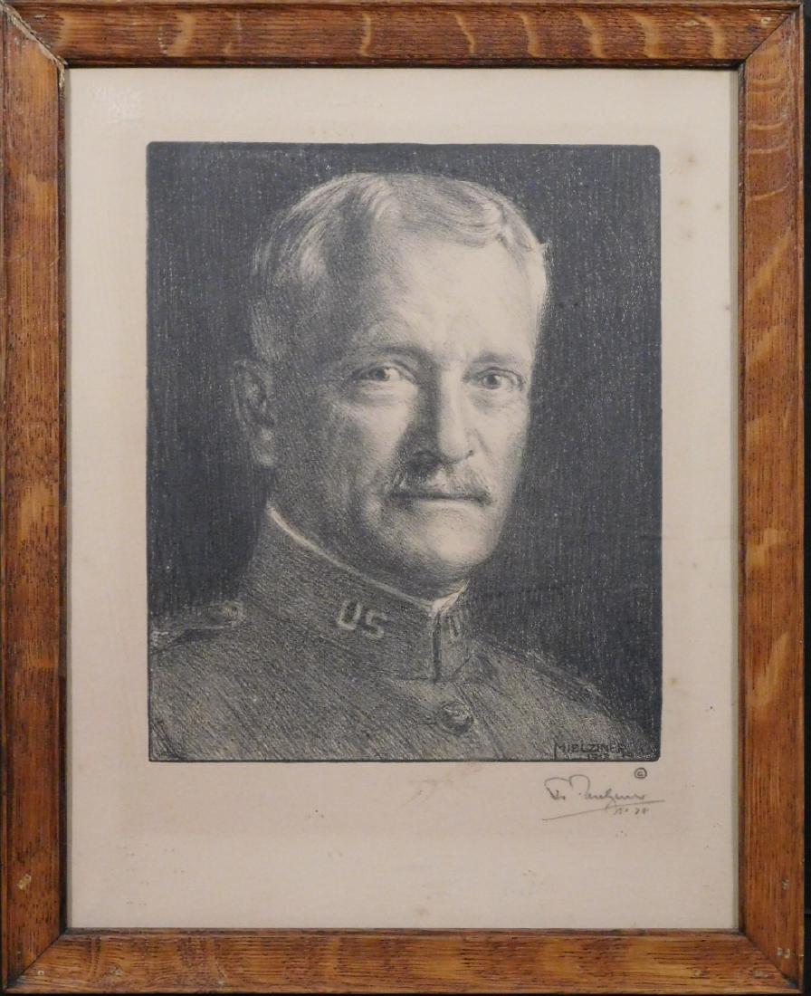 Leo Mielziner: Portrait of General Pershing (1 of 8)