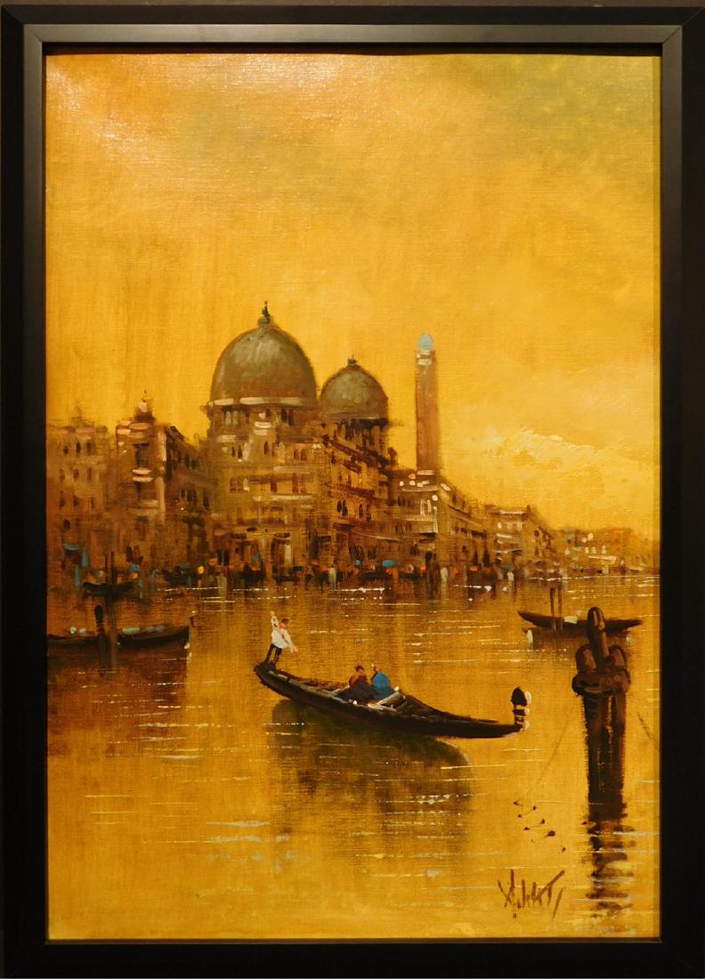 Antonio Devity: Venice Canal Scene (1 of 6)