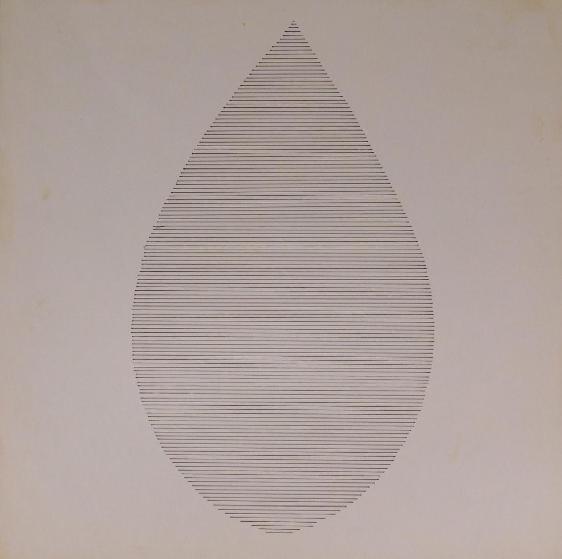 Agnes Martin: Teardrop Line Drawing (1 of 6)