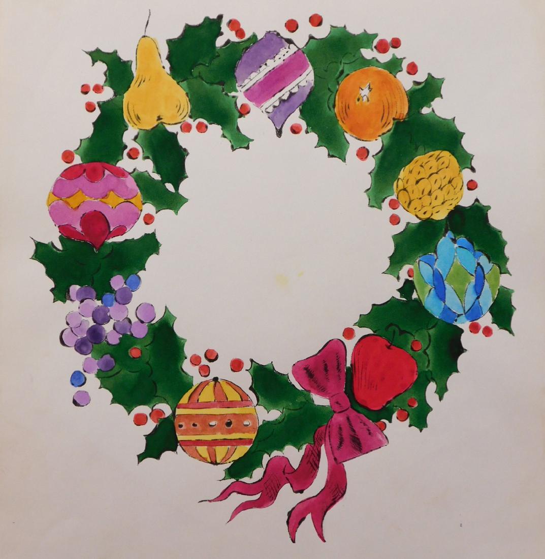 Andy Warhol: Christmas Wreath (1 of 8)