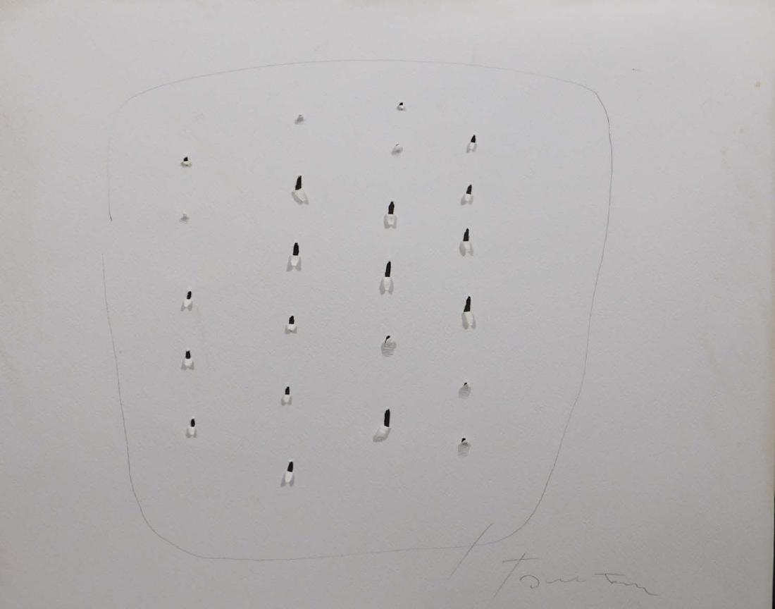 Lucio Fontana: Study for Concetti Spaziale (1 of 7)