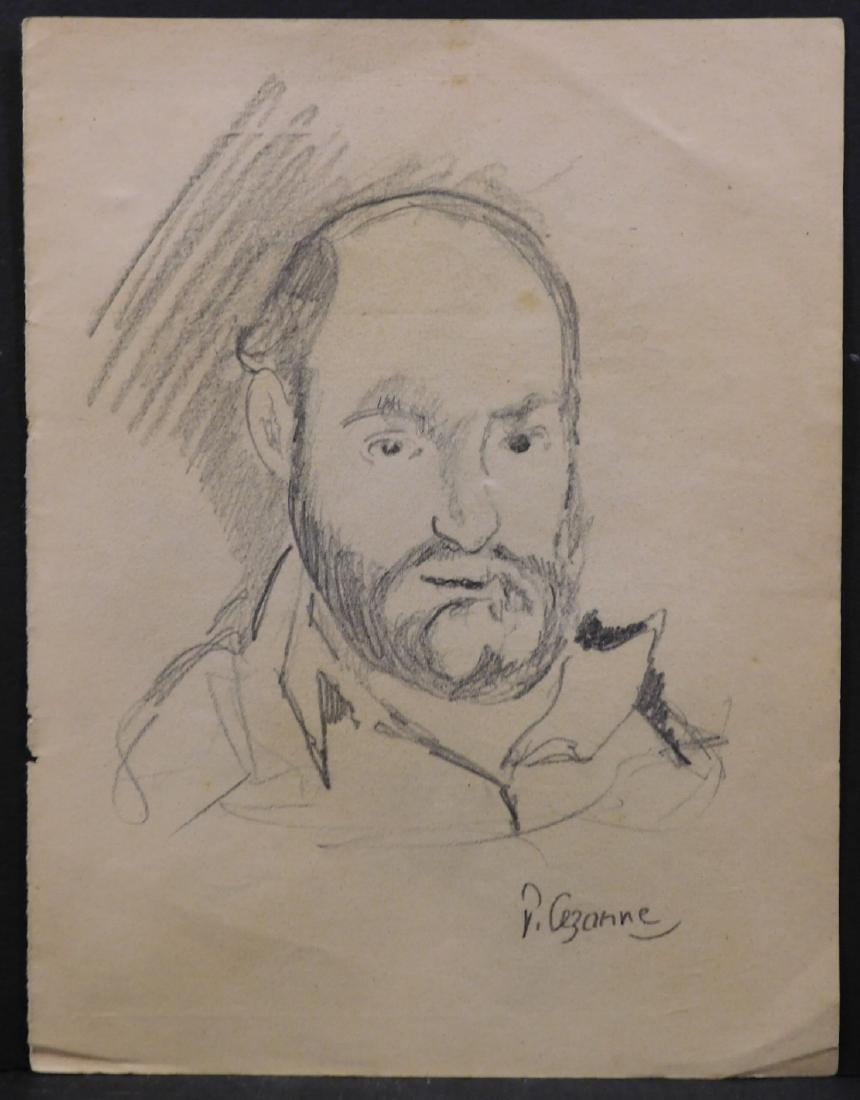 After Paul Cezanne: Self-Portrait (1 of 6)