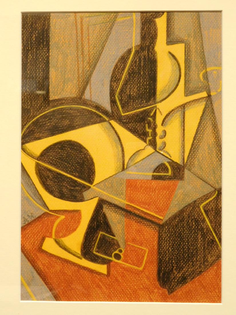 After Metzinger: Cubist Composition with Bottles (1 of 4)