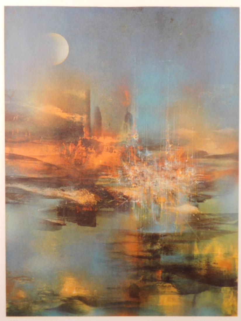 Leonardo Nierman: Abstract City Under the Moon (1 of 10)